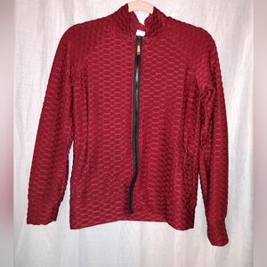 Activewear jacket size S/M color maroon (dark red)